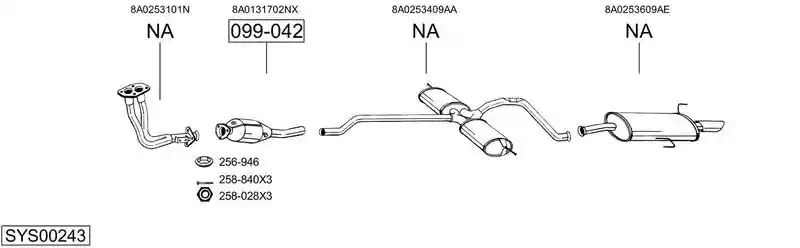 BOSAL SYS00243