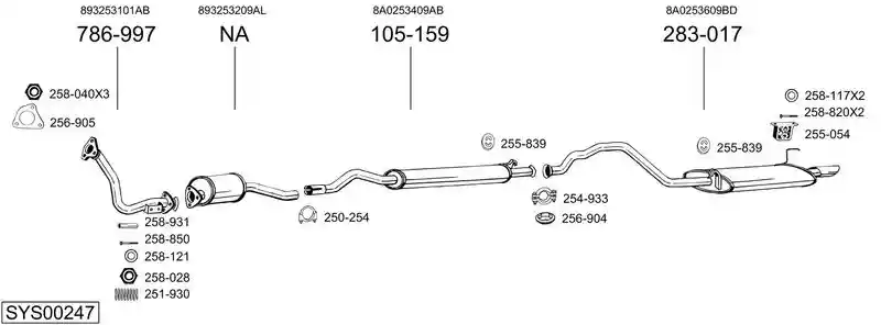 BOSAL SYS00247