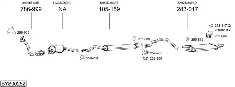 BOSAL SYS00252
