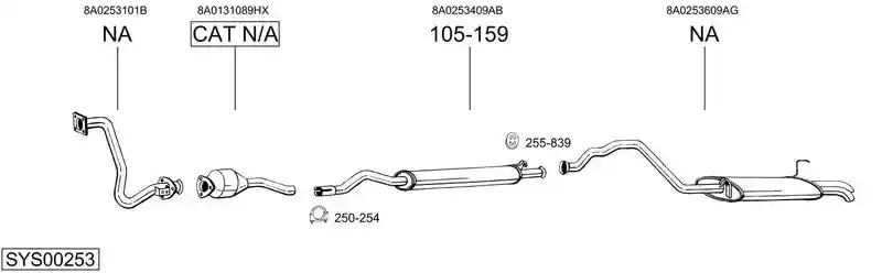 BOSAL SYS00253