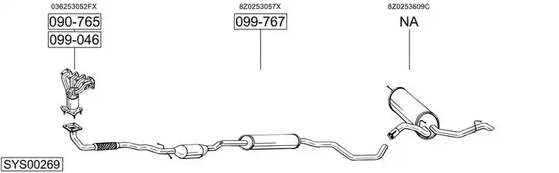 BOSAL SYS00269
