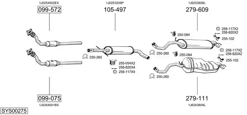 BOSAL SYS00275