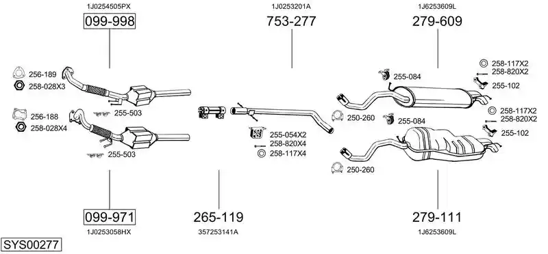 BOSAL SYS00277