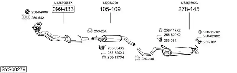 BOSAL SYS00279