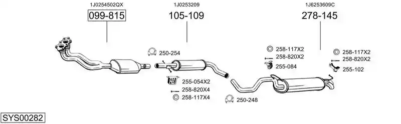 BOSAL SYS00282