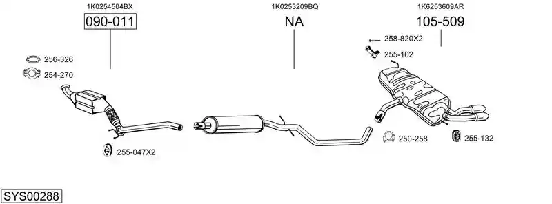 BOSAL SYS00288