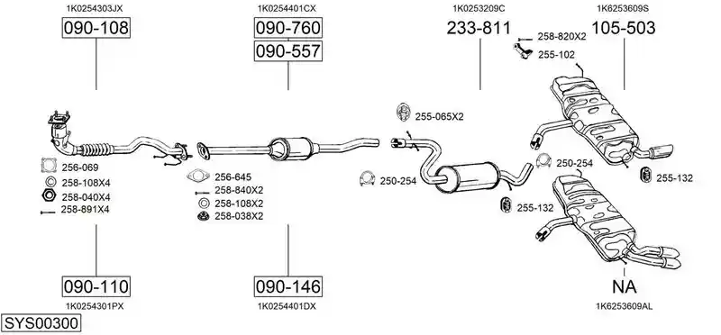 BOSAL SYS00300