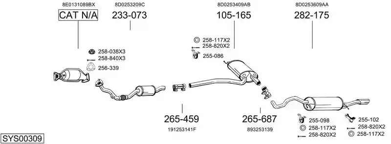 BOSAL SYS00309