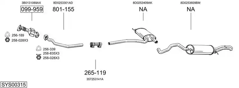 BOSAL SYS00315