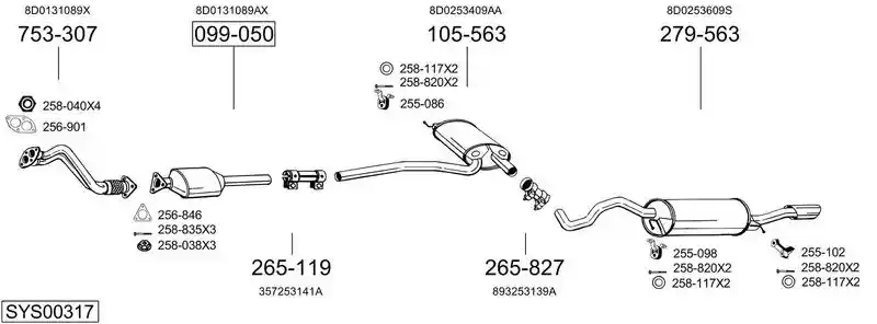 BOSAL SYS00317