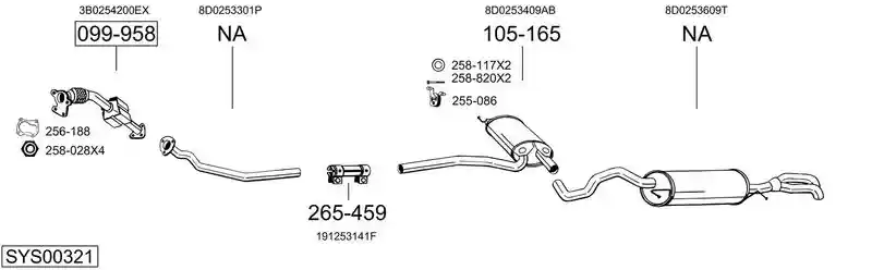 BOSAL SYS00321