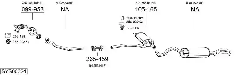 BOSAL SYS00324