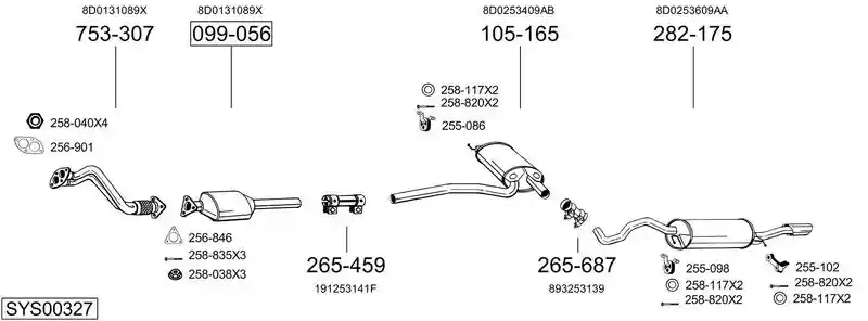 BOSAL SYS00327