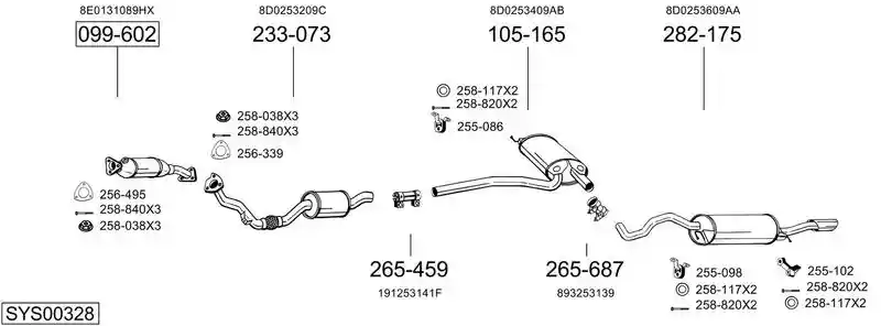 BOSAL SYS00328