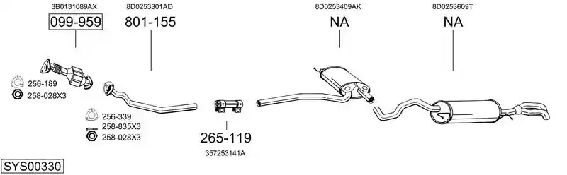 BOSAL SYS00330