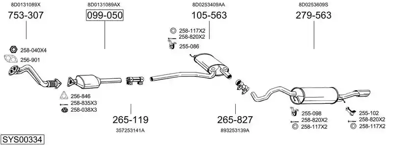 BOSAL SYS00334