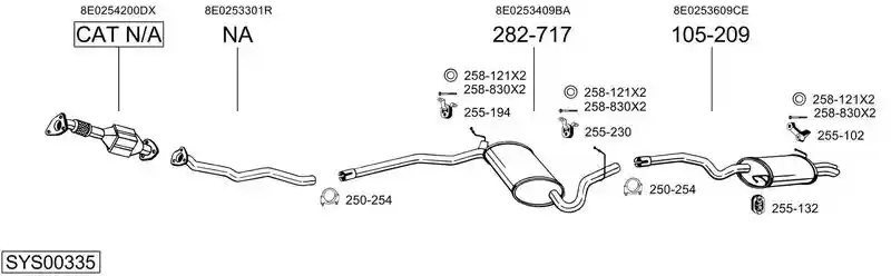 BOSAL SYS00335