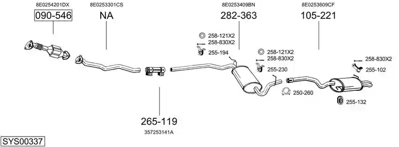 BOSAL SYS00337