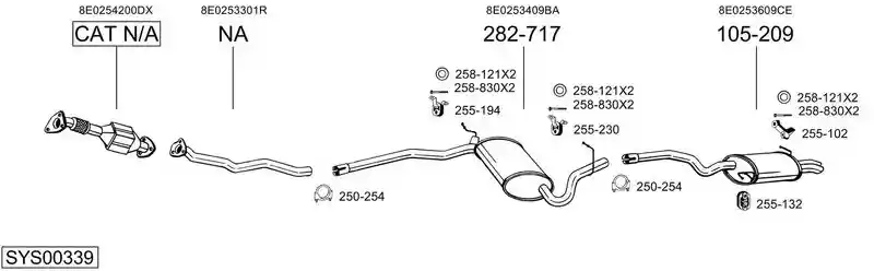 BOSAL SYS00339