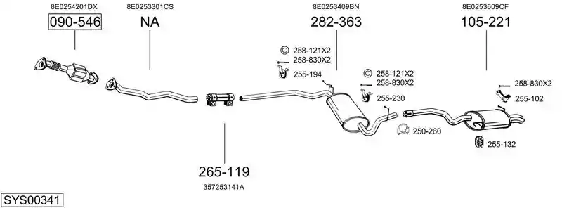 BOSAL SYS00341