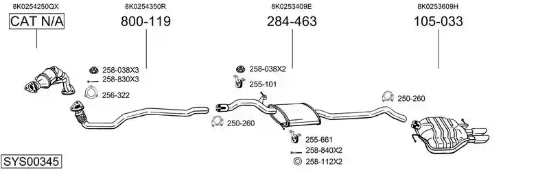 BOSAL SYS00345