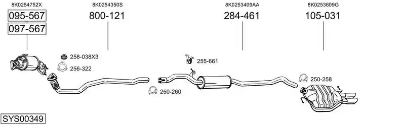 BOSAL SYS00349
