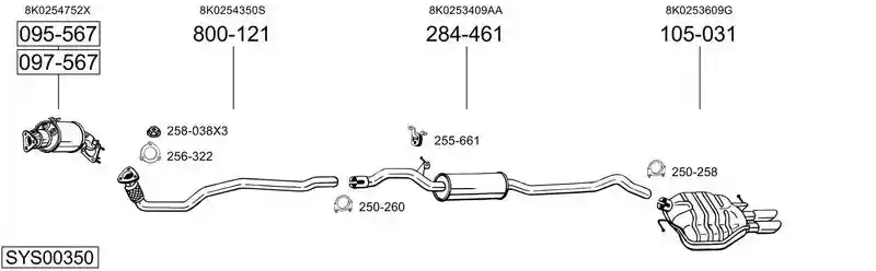 BOSAL SYS00350