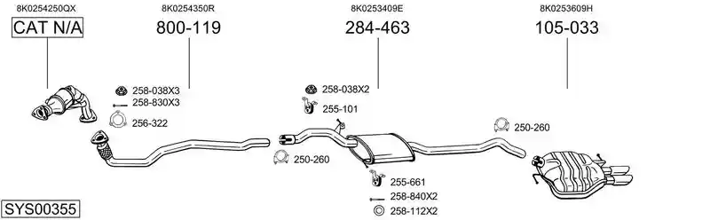 BOSAL SYS00355