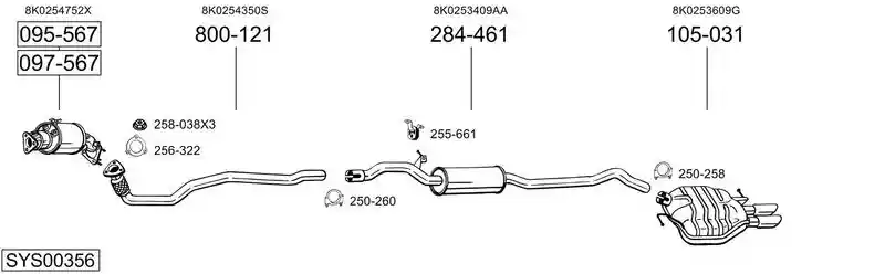 BOSAL SYS00356