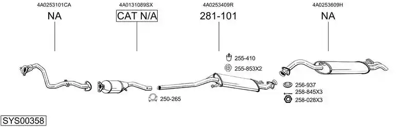 BOSAL SYS00358