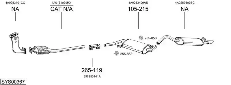 BOSAL SYS00367