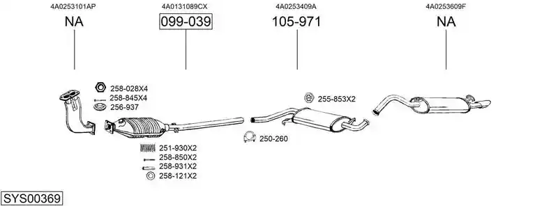 BOSAL SYS00369