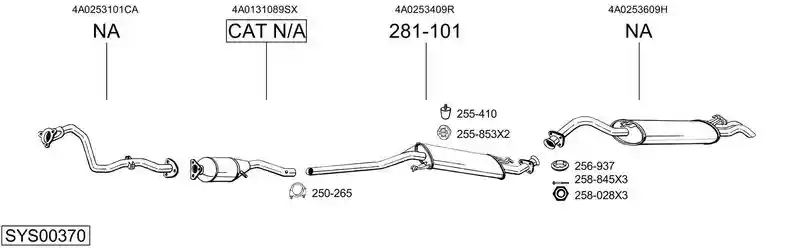 BOSAL SYS00370