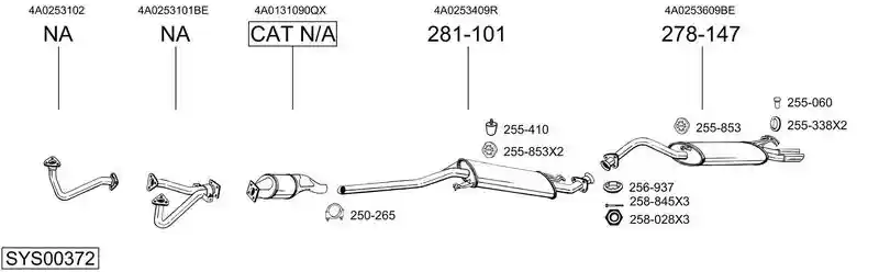 BOSAL SYS00372