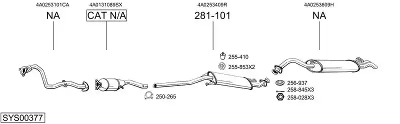 BOSAL SYS00377