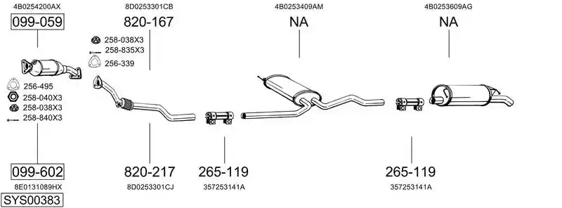 BOSAL SYS00383