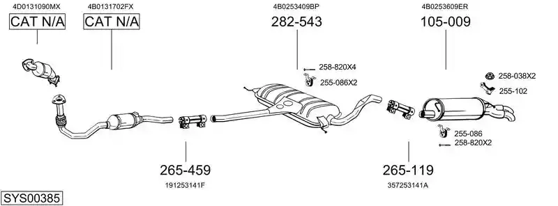 BOSAL SYS00385