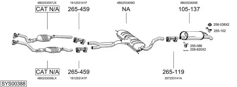 BOSAL SYS00388