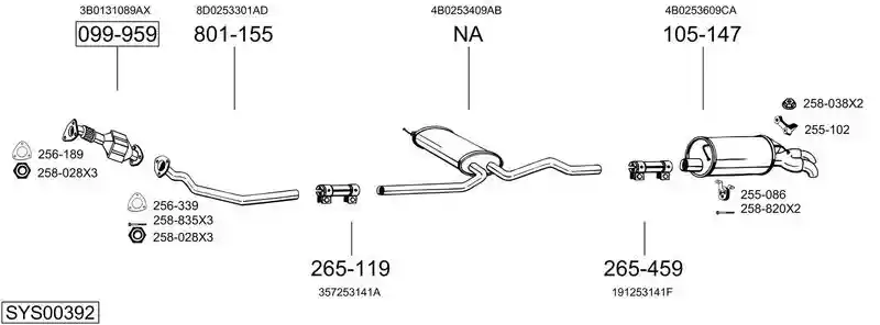 BOSAL SYS00392