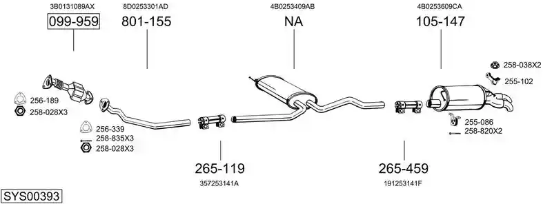 BOSAL SYS00393