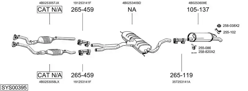 BOSAL SYS00395