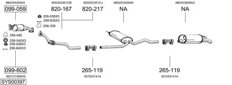 BOSAL SYS00397