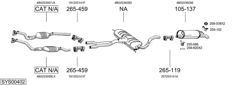 BOSAL SYS00402