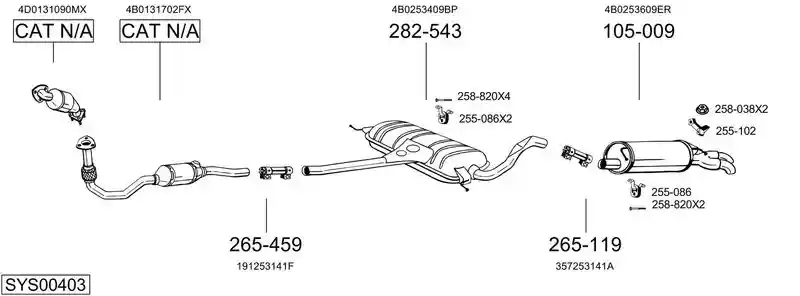 BOSAL SYS00403
