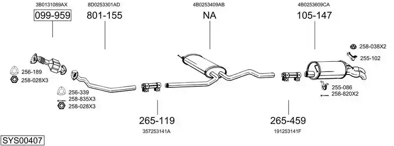 BOSAL SYS00407