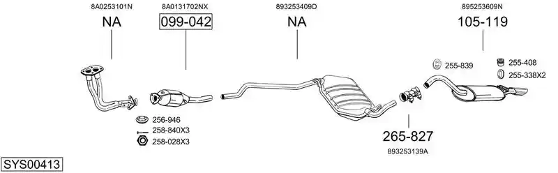 BOSAL SYS00413