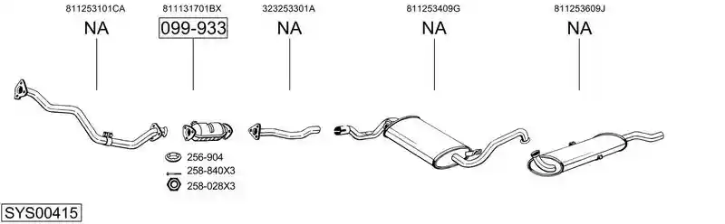 BOSAL SYS00415