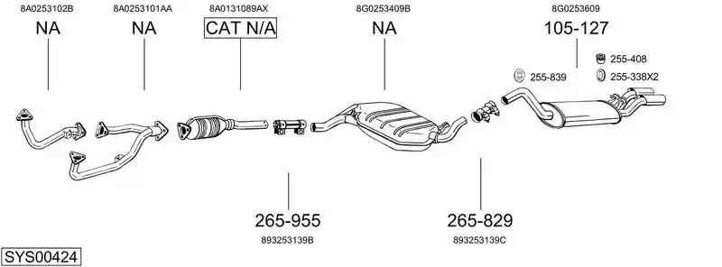 BOSAL SYS00424