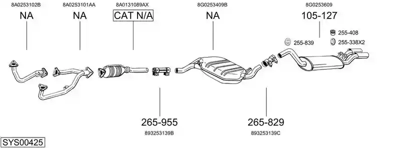 BOSAL SYS00425