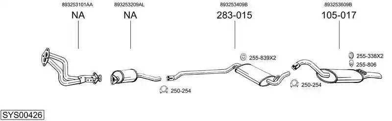 BOSAL SYS00426